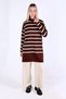 Acı Kahve Striped Turtleneck Tunic 5415 - 6