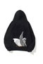 Unisex Oversize Sweatshirt Hoodie Art Work Sculpture Printed Black – Hooded, Kangaroo Pocket - 3