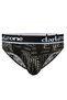 Triangle Patterned Black Men's Slip - 6