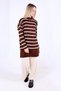 Acı Kahve Striped Turtleneck Tunic 5415 - 7