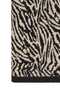 Zebra Patterned Anthracite Blanket - 2