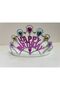 Silver Color Happy Birthday Written Birthday Crown 60 cm