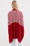 15783 Slit Poncho Sweater - F.Burgundy - 7