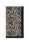 Zebra Patterned Anthracite Blanket