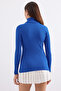 10311 Turtleneck Knitwear Sweater - Cobalt Blue - 5