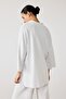 Women's - White Shirt Collar Sweater - 4