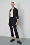 Black Patterned Women's Cardigan