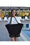 Jute Buttoned Women's Beach Bag Accessory Daily Casual Bag Natural Handmade Stylish Bag - 5