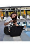 Jute Buttoned Women's Beach Bag Accessory Daily Casual Bag Natural Handmade Stylish Bag - 2
