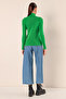 15825 Turtleneck Knitwear Sweater - Green - 7