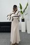 Elastic Waist, High Waist, Anti-Sweat, Seasonal Bell Model Long Skirt Ete040