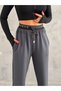 Baxer Bel Eşofman Alti Wide Leg / Elastic Waist Detail Trackpot Bottom Wide Leg