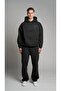 Unisex Oversize Sweatshirt Hoodie Nirvana in Utero Printed Black – Crew Neck, Kangaroo Pocket - 4