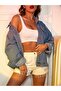 Women's Blue Boyfriend Jeans Jacket