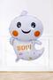 Cute Ghost Boo Foil Balloon Halloween Ornaments Ghost Balloon