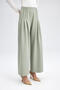 CREPE PANT WITH WAIST DETAIL - 3