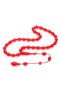 Expression of Temperature Small Size Red Fire Amber Prayer Beads - 2