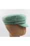 Green Wool Cap Women's Hat - 2
