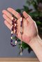 Billiards Similar Powder Amber Prayer Beads - Purple Color - 3