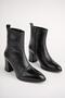 Chevy Guaranteed Genuine Leather Zippered Heeled Women's Boots - 2