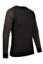 Men's Crew Neck Knitwear Black Sweater Patterned Steel Knit Classic Fit - 5010C - 2