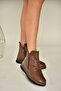 T 555366303   Brown Genuine Leather Comfort Orthopedic Sole Women's Boots