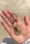 Green Color Scorpio Fossil Keychain Model 4