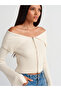 60252 Zippered Ribbed Knitwear Top-A.Natural - 4