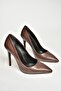 T 676192009   Brown Thin Heeled Women's Stiletto - 7