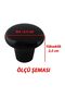 15 Pieces of Hard Plastic Mushroom Button Handle Black Cabinet Furniture Kitchen Cabinet Drawer Door Handle Handle - 4
