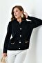 Women's Accessory Detailed Cardigan Black 20749
