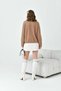 Women's Pearl Detailed Cardigan Biscuit 20748 - 7
