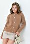 Women's Accessory Detailed Cardigan Biscuit 20749