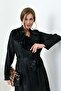Women's Comfortable Fit Abaya Cap Black 30864 - 5