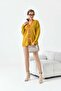 Women's Button Detailed Cardigan Olive 20865 - 5