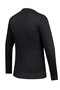 Men's V-Neck Knitwear Anthracite Sweater Patterned Steel Knit Classic Fit - 5010D - 5