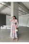 Pink Atlas Dress - Lace Detail and Belt (Include Belt) 2393 Nhn68