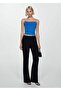 Straight Neckline Halterneck Blouse - 2