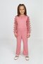 Stylish Jumpsuit Night and Party Outfit with Tulle Sleeve Detail