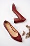 Ernila Shoes Genuine Leather Low-Heeled Women's Stiletto