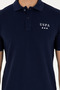 Men's Regular Fit Polo Neck Navy Blue T-Shirt 50288504-Vr033 - 6