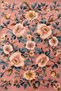 Paris Collection Powder Pink Themed Floral Rose Patterned Modern Decorative Carpet 62 - 4
