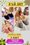 3 Pack Women's Winter Slippers Daily House Slippers Guest Dowry Bundle Bride 3-Piece Slipper Set