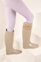 Women's Pocketed Riding Rain Boots Vi̇zon