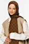 Dark Checkerboard Pattern Silky Jacquard Shawl
