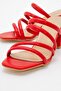 4-Piece Women's Heeled Slippers RED SKIN - 3