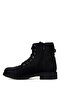 Genuine Leather Black Dock Step Outdoor Men's Boots - 5