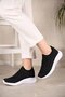 Women's Sneakers BLACK WHITE - 2