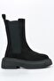 Sorte Genuine Leather Black Outdoor Women's Boots