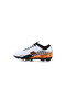 M.P231-1139 Mr Men's White-Orange Socks Cleats Football Shoes - 2
